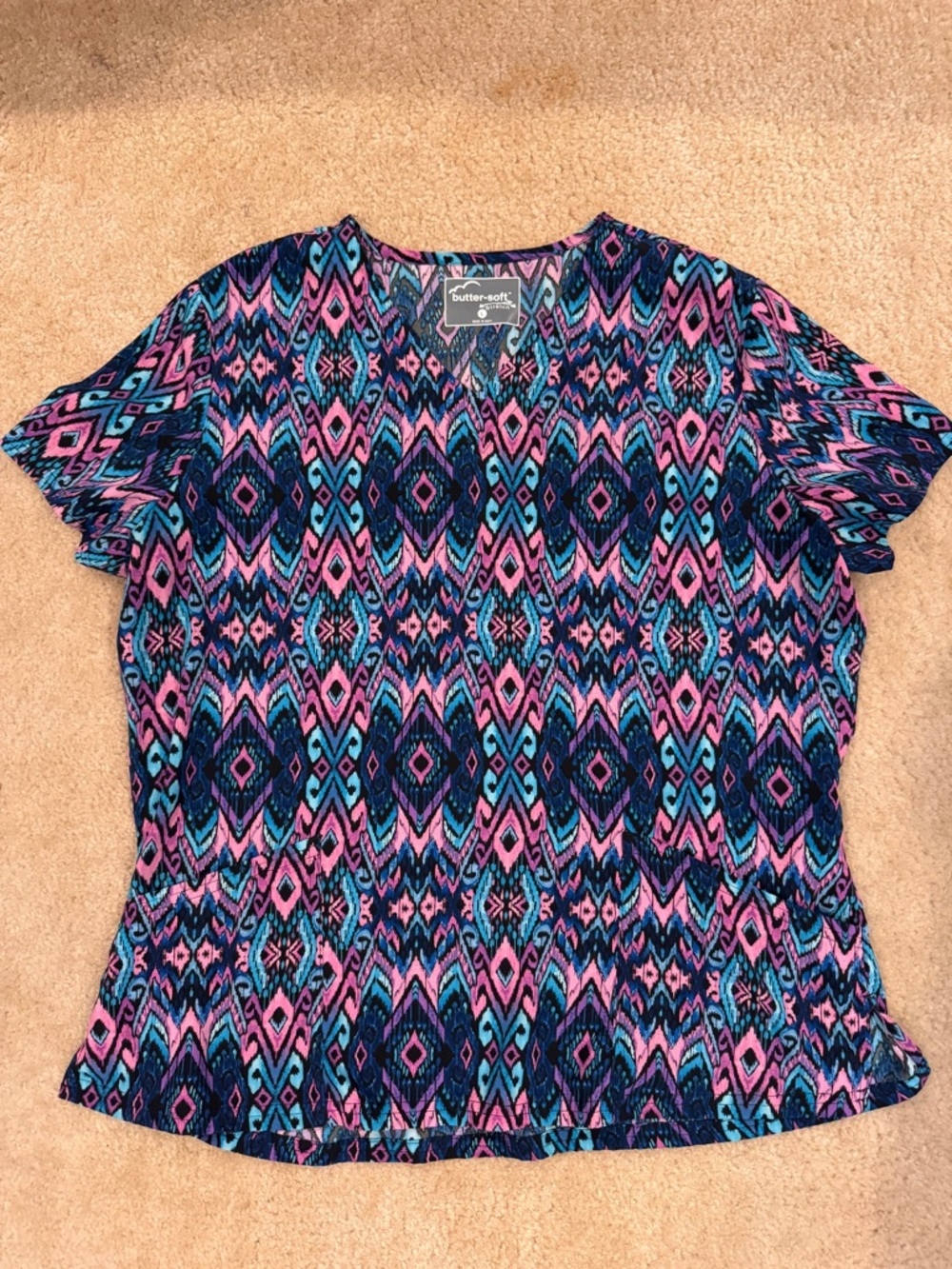 Butter soft scrub top